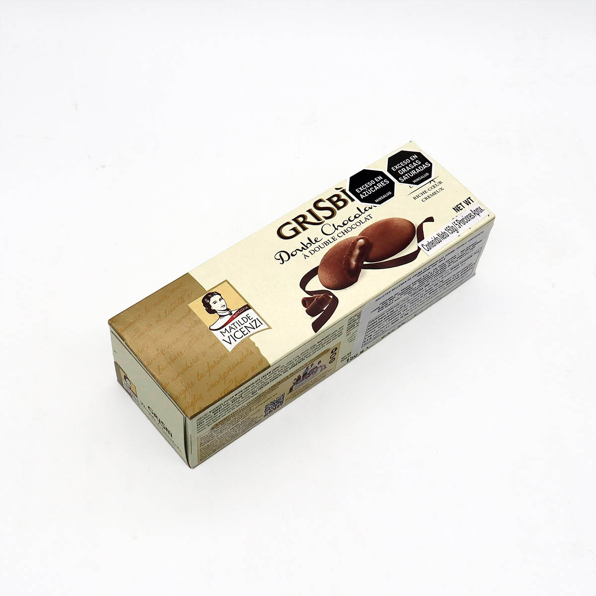 GALLETAS RELLENAS DE CHOCOLATE GRISBI 150g