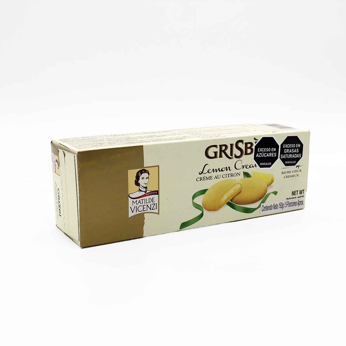 GALLETAS RELLENAS DE LIMÓN GRISBI 150g