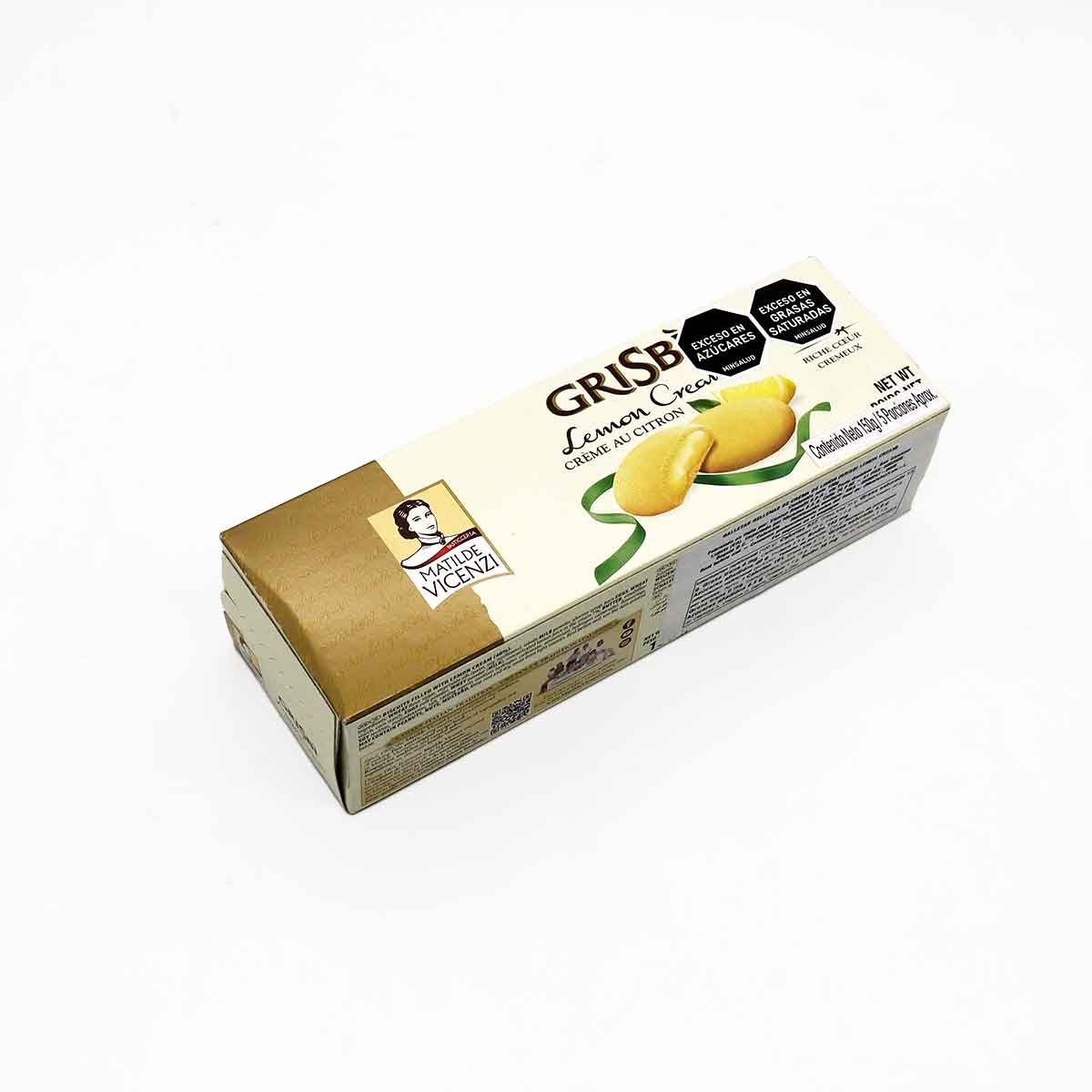 GALLETAS RELLENAS DE LIMÓN GRISBI 150g