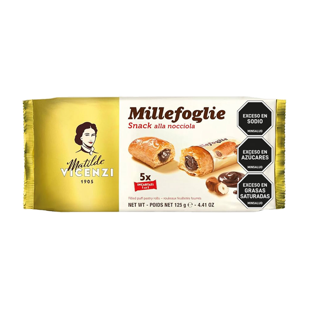 Galleta Minisnack Chocolate Vicenzi 5Pqx25G-125g
