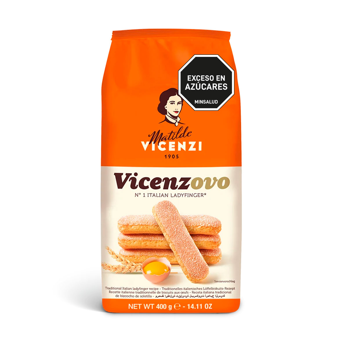 GALLETAS DEDITO VICENZOVO VICENZI pqx400g