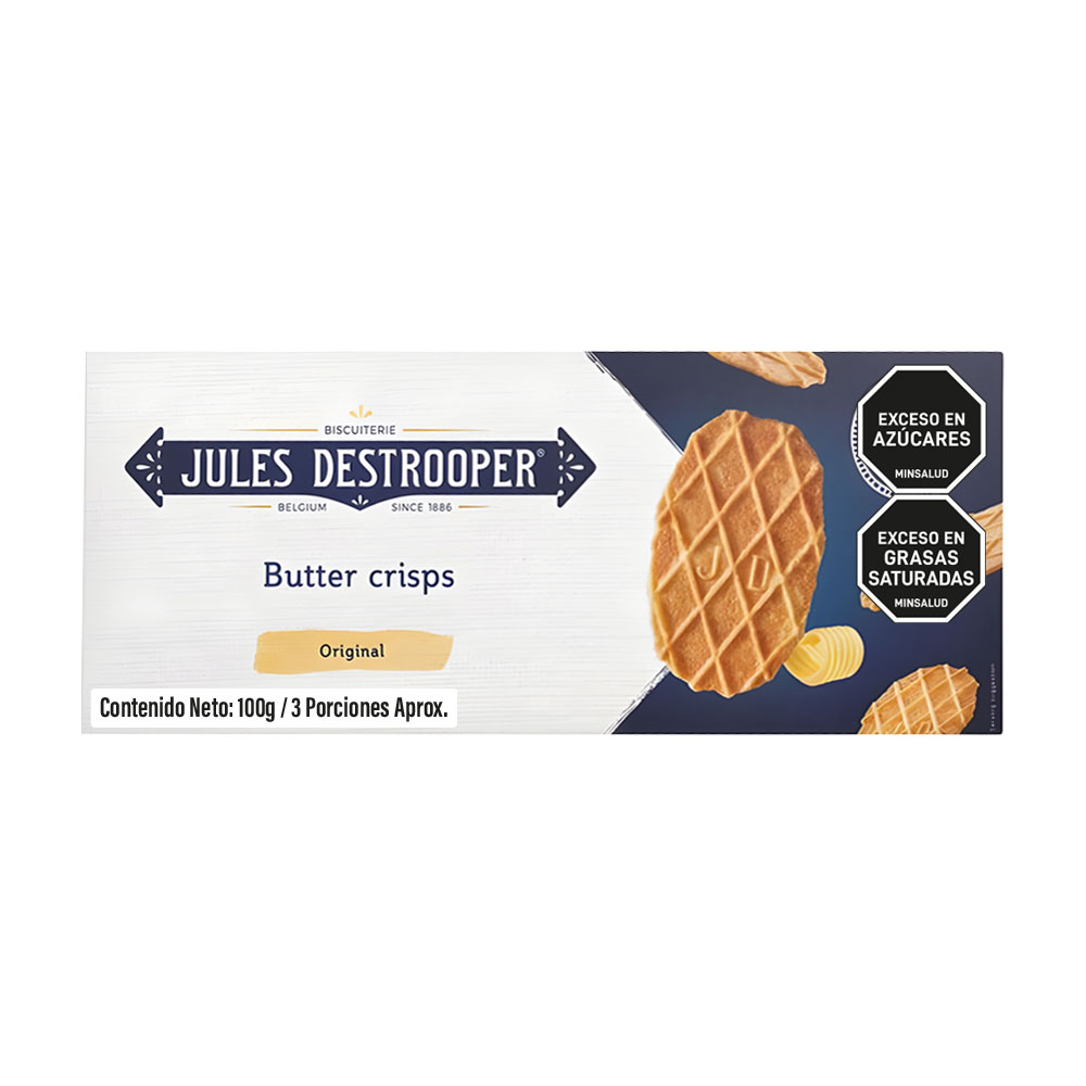 Galletas Buttér Crisp Jules Destrooper cjx100g