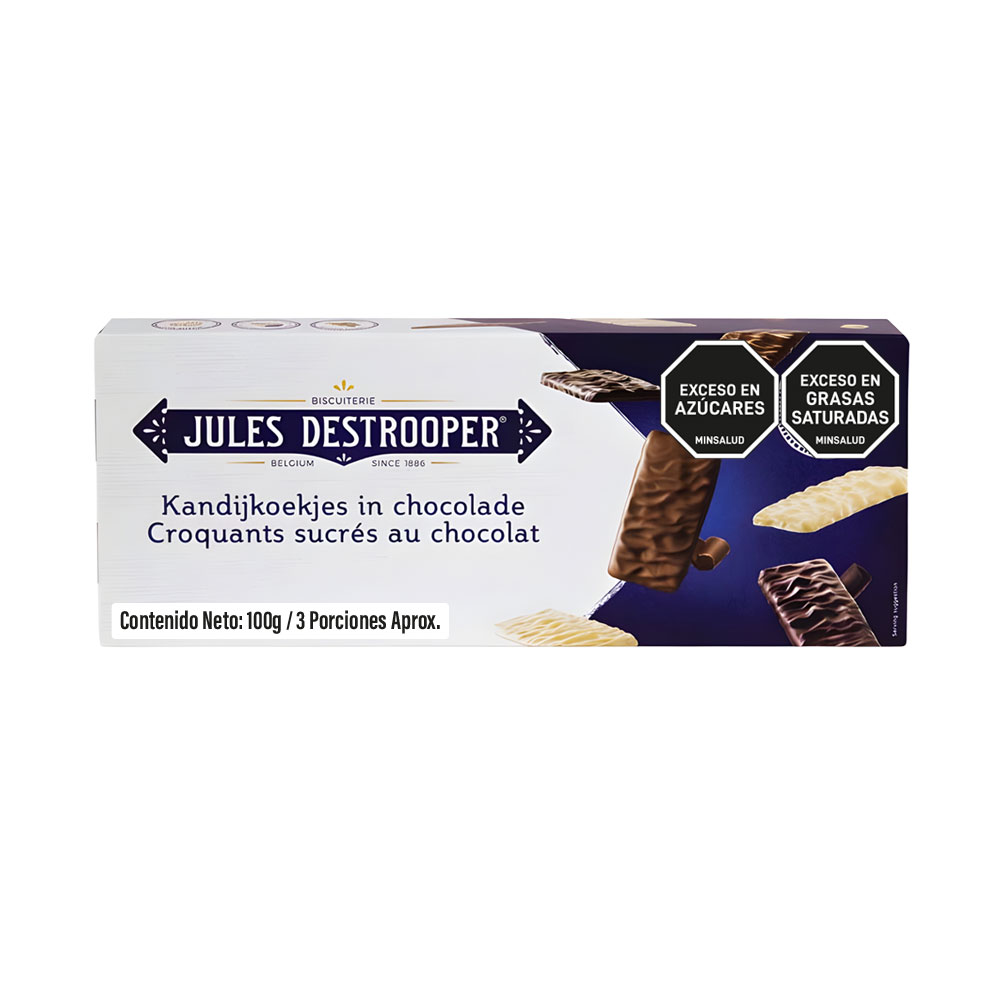 GALLETAS CHOCOLATE BELGA JULES DESTROOPER cjx100g