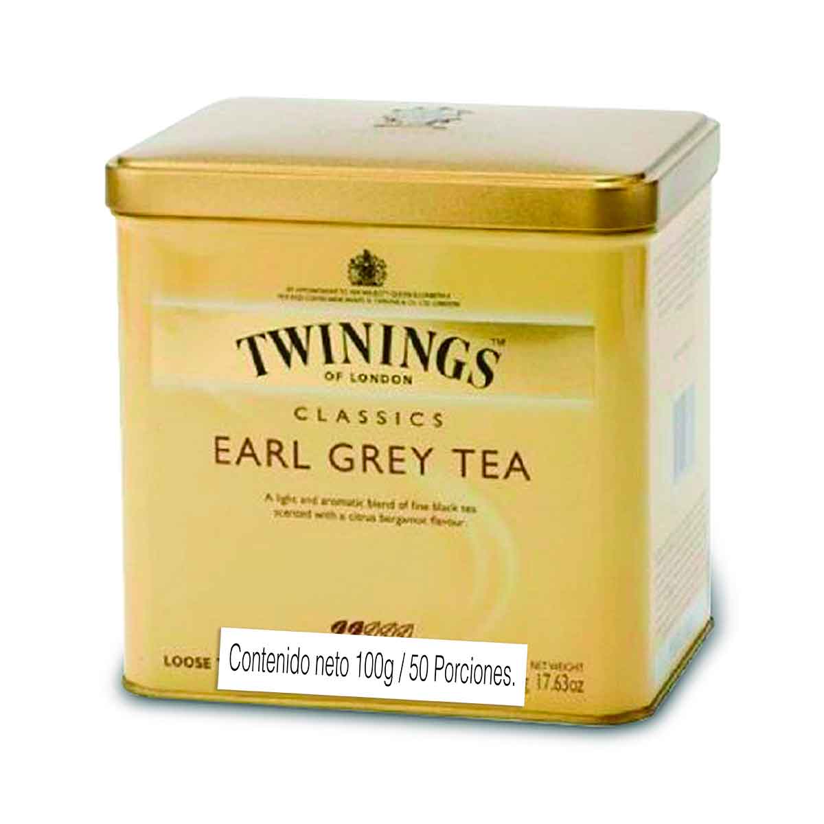 TÉ EARL GREY LATA 100G