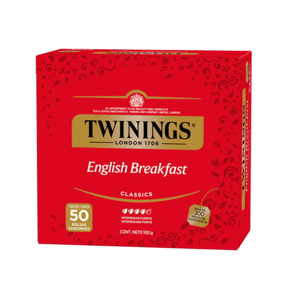 Té Negro English Breakfast Twinings Cjx50Blx2G-100g