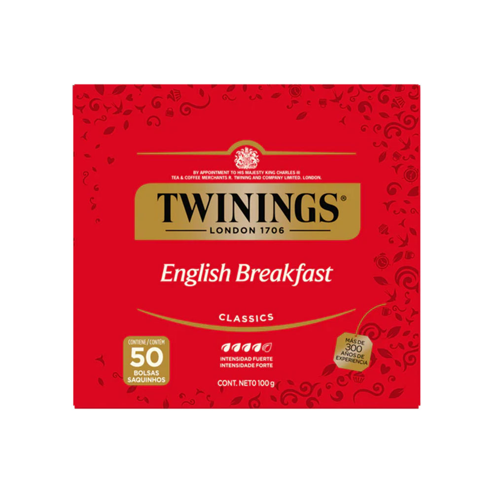 Té Negro English Breakfast Twinings Cjx50Blx2G-100g