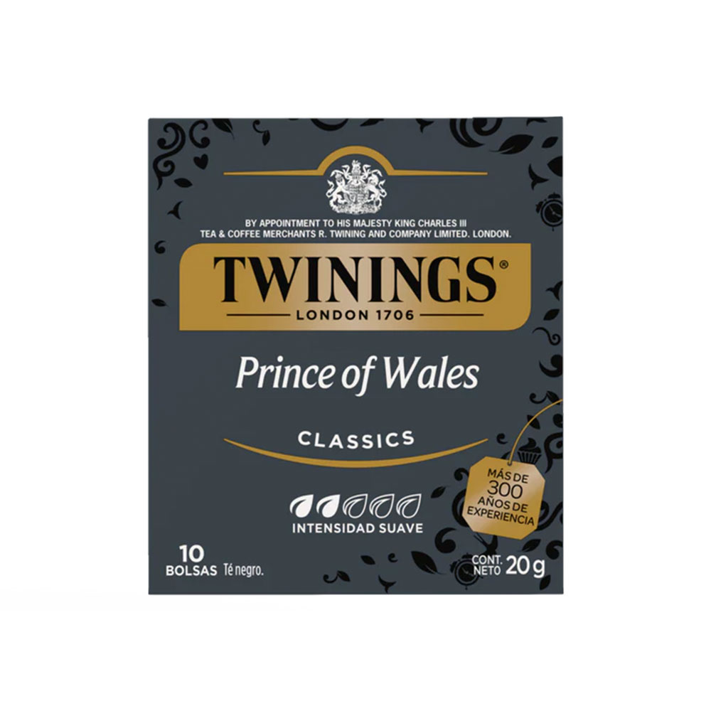 Té Negro Prince Of Wales Twinings Cjx10bl