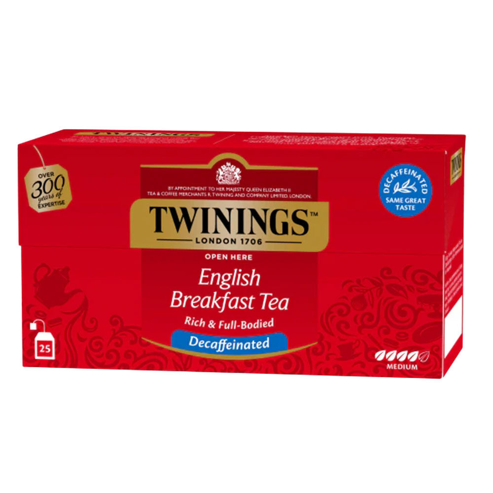Té Negro English Breakfast descafeinado Twinings Cjx25Blx2G-50g