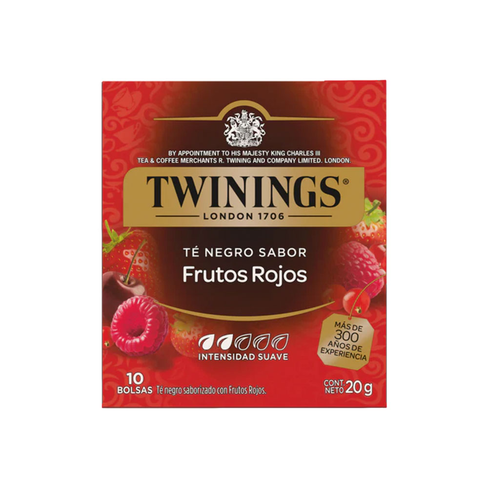 Té Frutos Rojos Twinings Cjx10Blx2g-20g