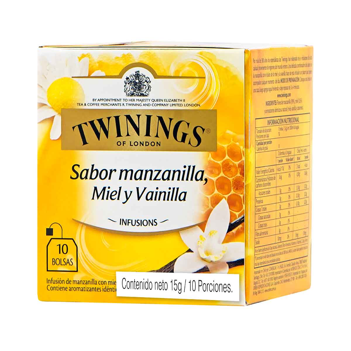 INFUSION MANZANILLA MIEL VAINILLA 10blx 15g