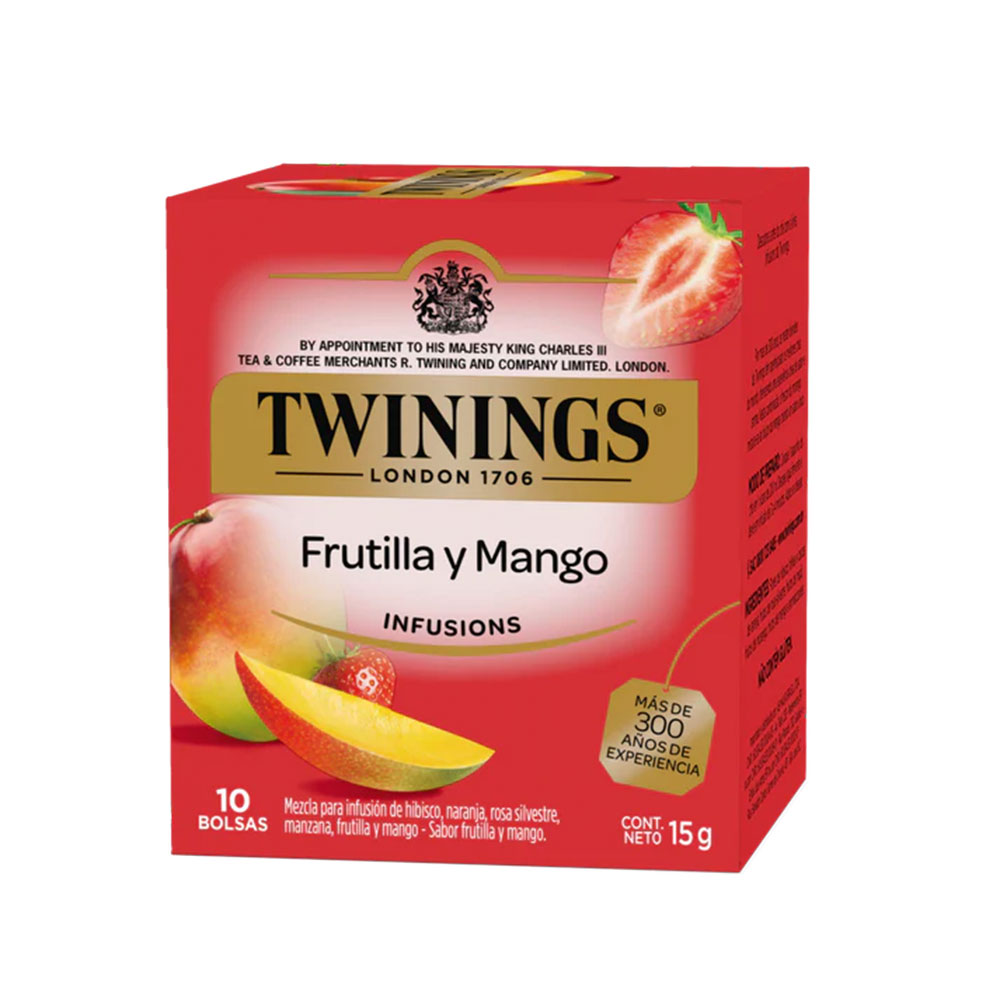 Infusión Fresa Y Mango Twinings Cjx10Blx1,5g-15g