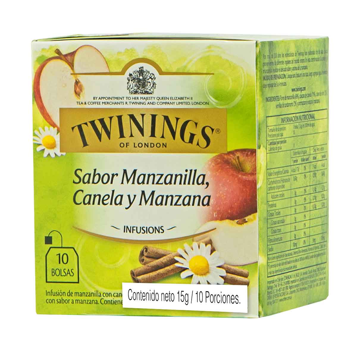 INFUSION MANZANILLA CANELA MANZANA 10bl 15g