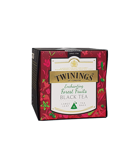 Té Negro Forest Fruits Twinings caja X15 bolsa