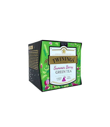 Té Verde Summer Berry Twinings caja X15 bolsas