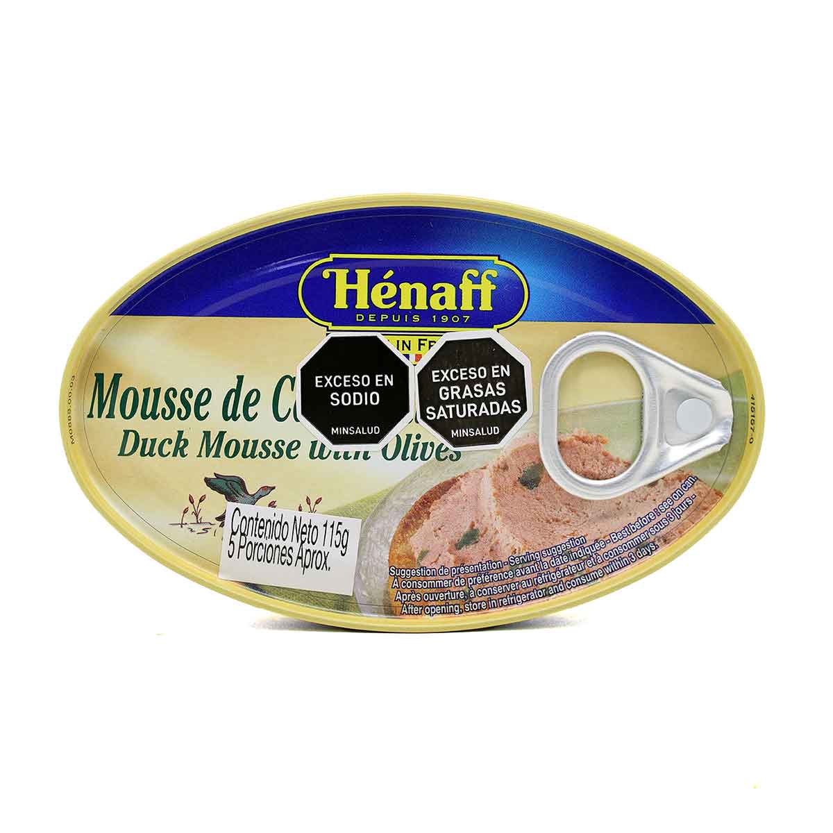 MOUSSE PATO OLIVAS HENAFF ltx115g