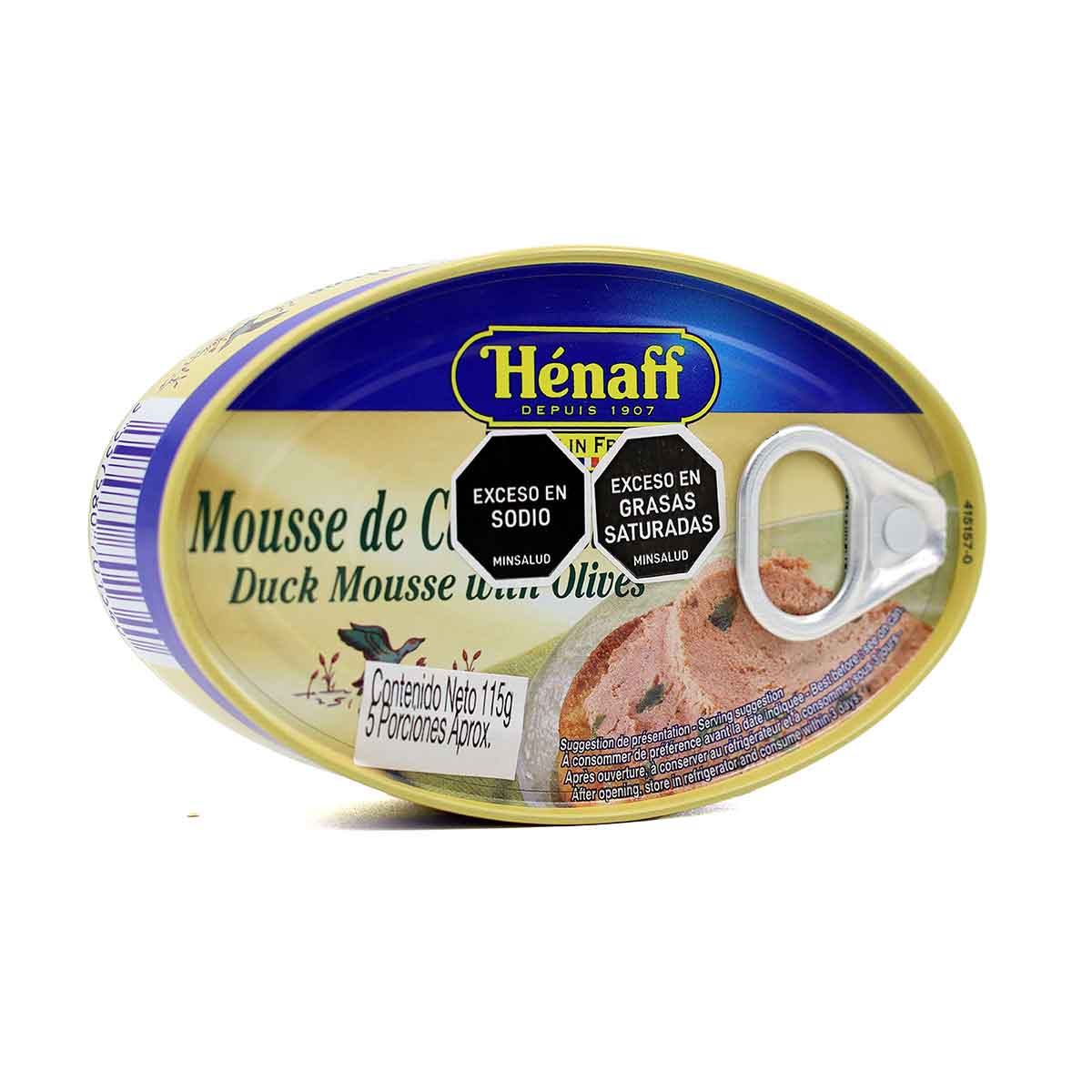 MOUSSE PATO OLIVAS HENAFF ltx115g