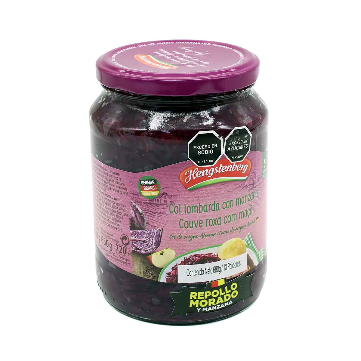 REPOLLO MORADO CON MANZANA 680g