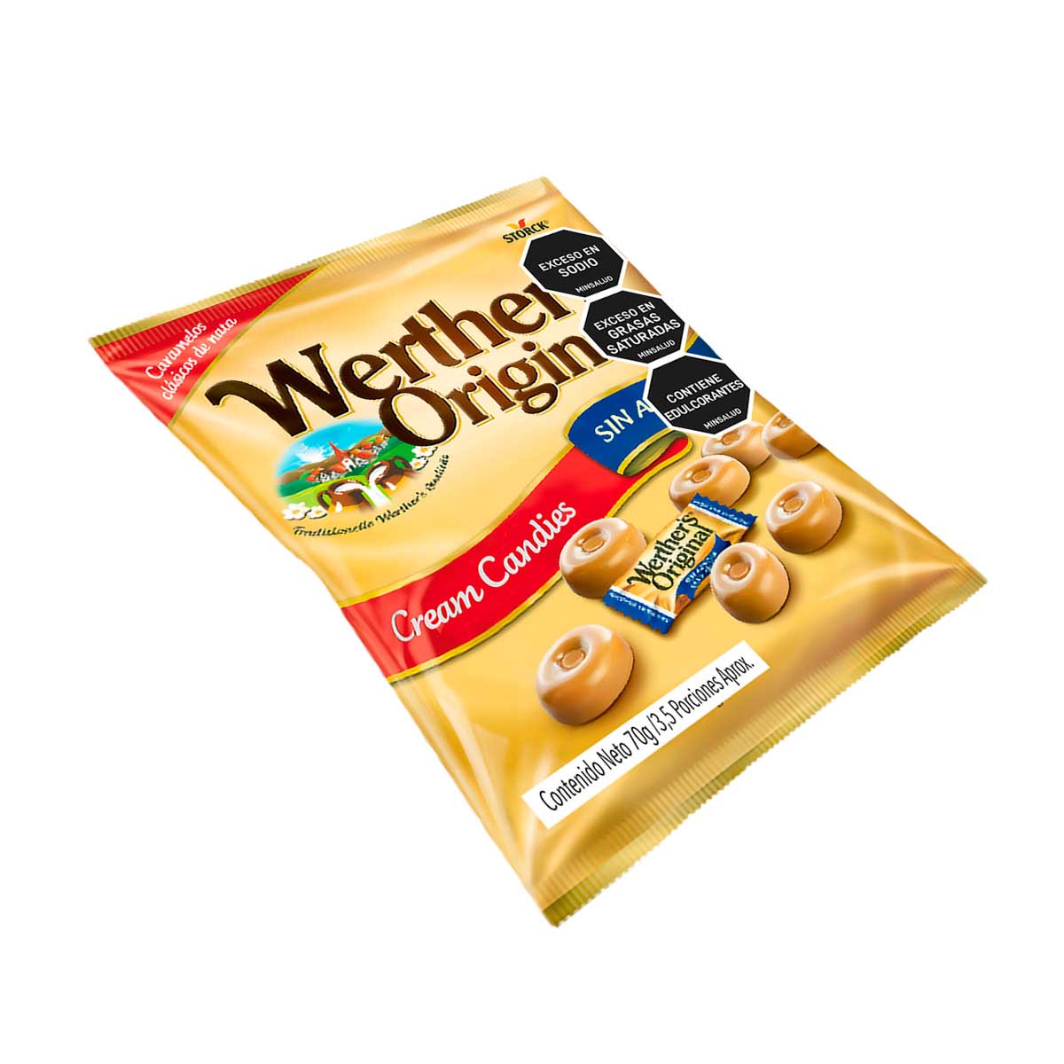 DULCES CARAMELO SUGAR FREE WERTHERS 70g