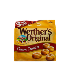 Dulces Caramelo Werther's paquete X3 unidades X150 gramos