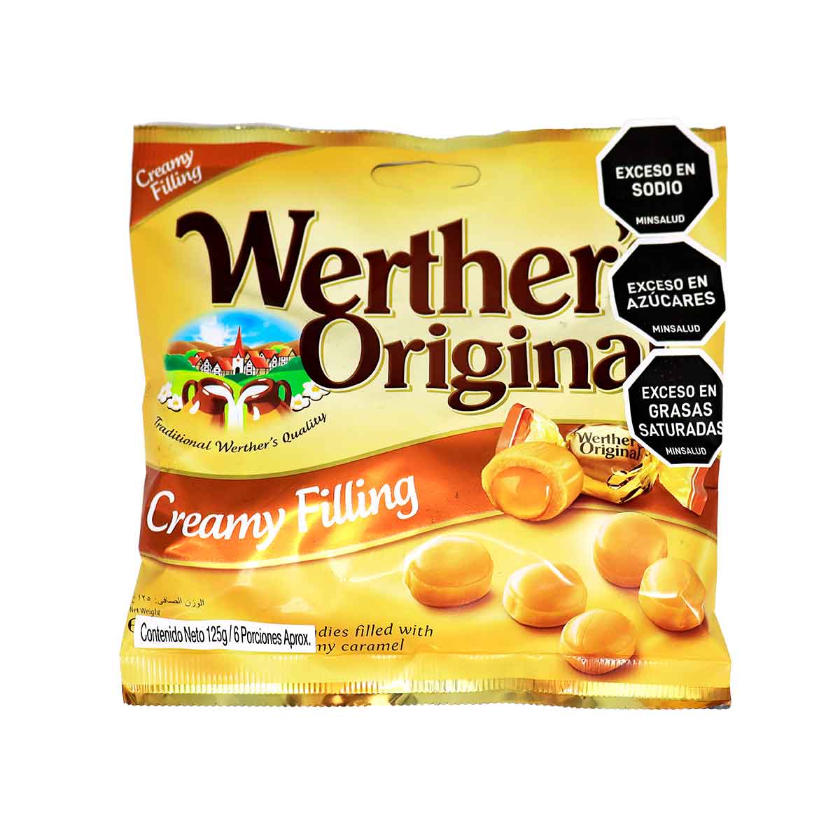 DULCES CARAMELO CREME WERTHER'S 125G