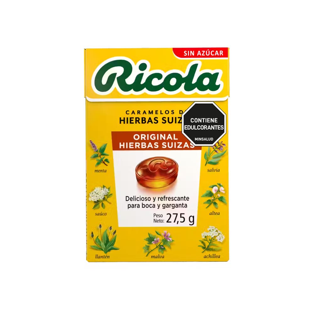 Dulces Sf Original Ricola Cjx27,5g