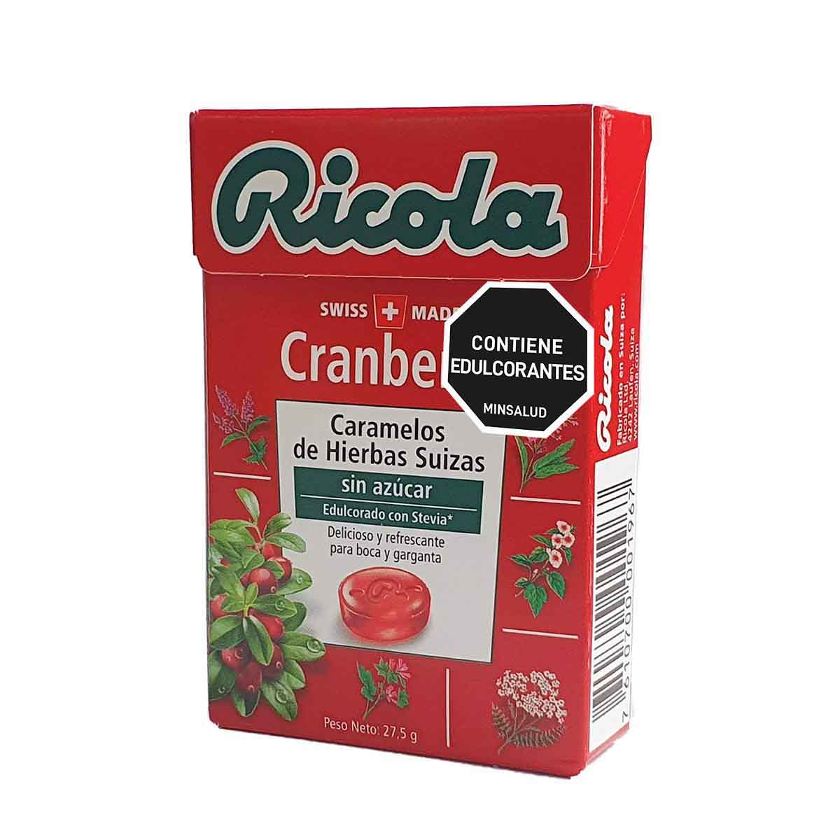 DULCES SF ARANDANO RICOLA 27,5g