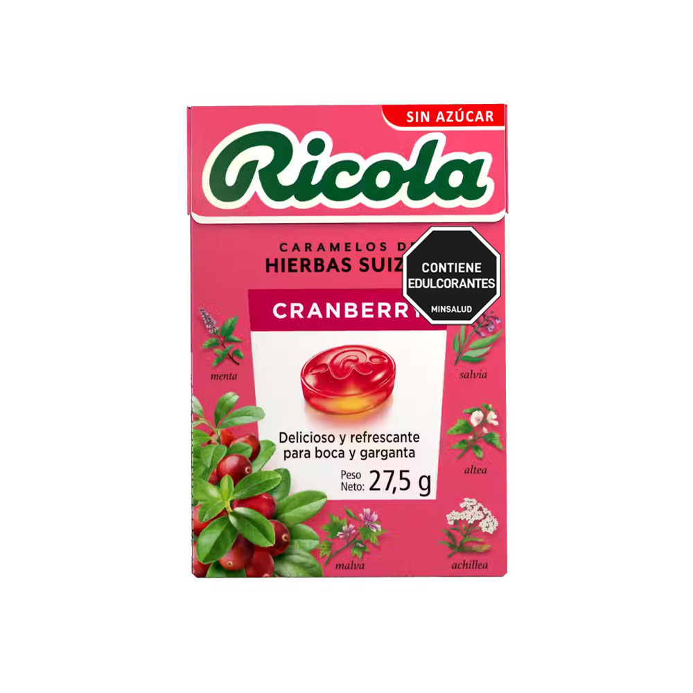 Dulces Sf Arandano Ricola Cjx27,5g