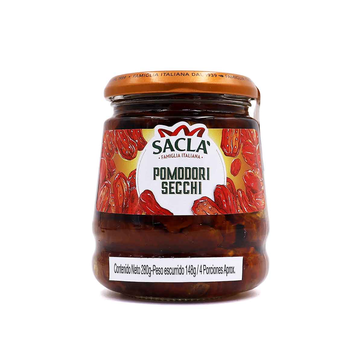 TOMATE SECOS EN ACEITE OLIVA SACLA frx280g