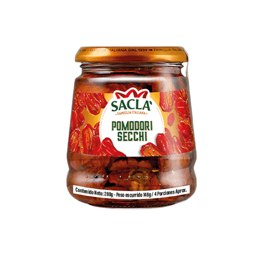 Tomate Secos En Aceite Oliva Sacla Frx280g