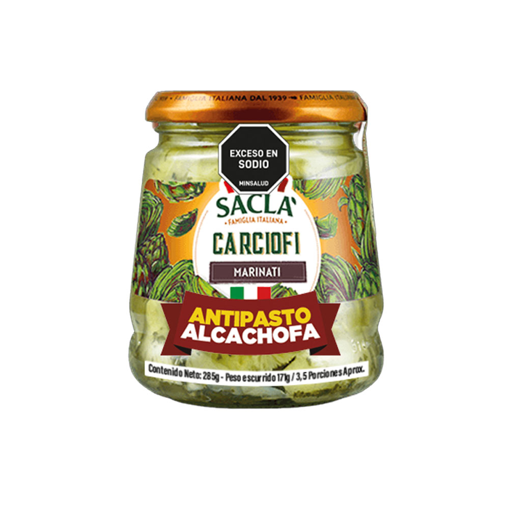 Alcachofas En Aceite Oliva Sacla Frx285g