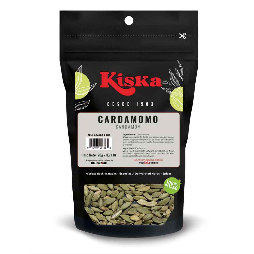 CARDAMOMO SEMILLA ENTERA 20G