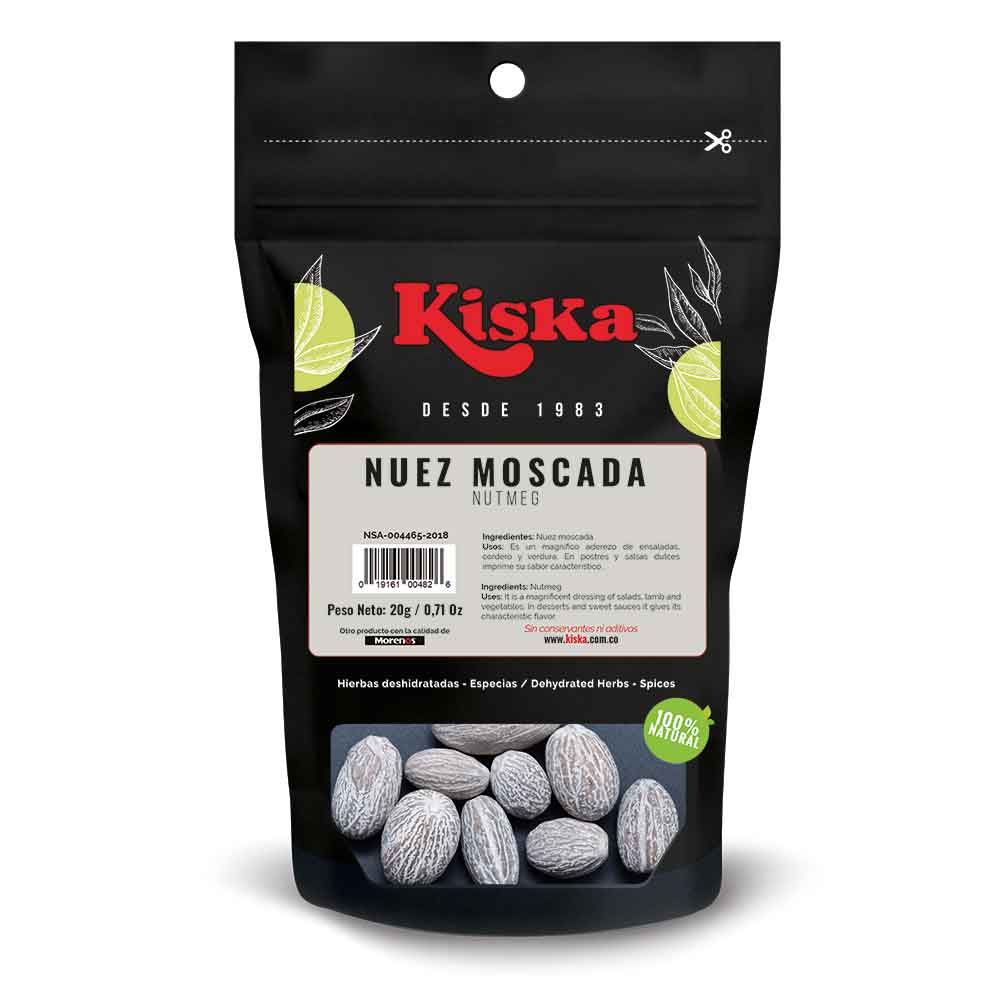 NUEZ MOSCADA  ENTERA bl x 20g
