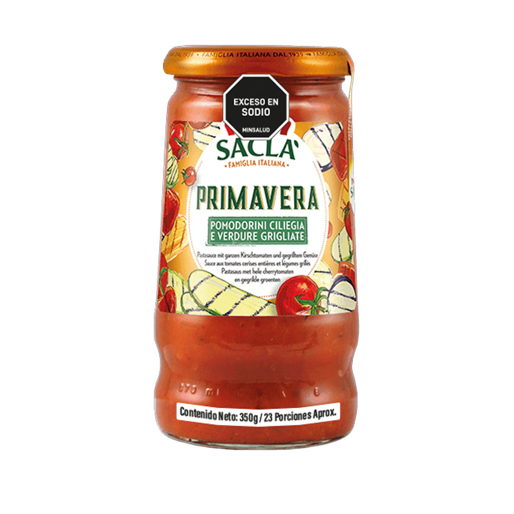 Salsa Primavera Sacla Frx350g