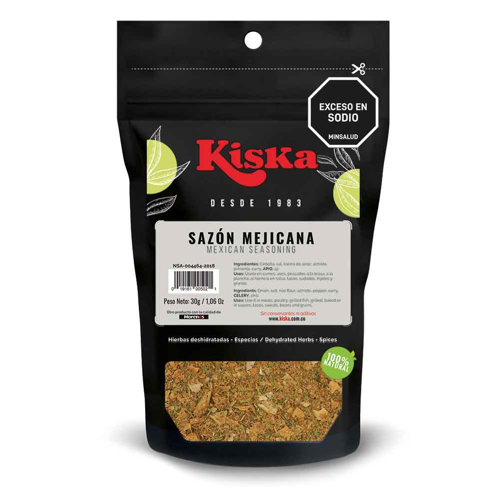 SAZÓN MEJICANO BOLSA 30G