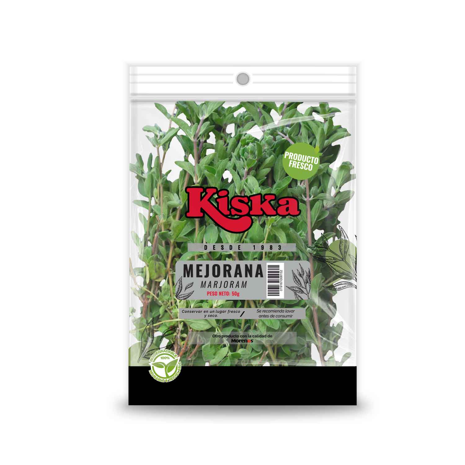 MEJORANA FRESCA CAPUCHON x30g
