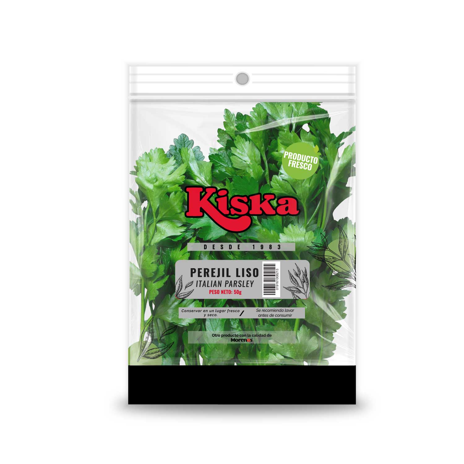 PEREJIL LISO  FRESCO CAPUCHON x50g