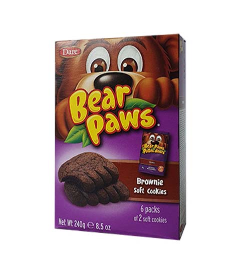 Galletas Bear Paws Brownie Dare X240 gramos