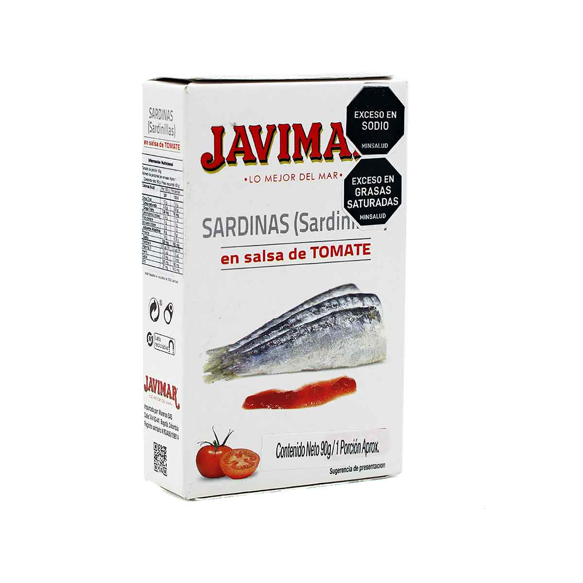 SARDINILLAS EN TOMATE JAVIMAR lt90 g