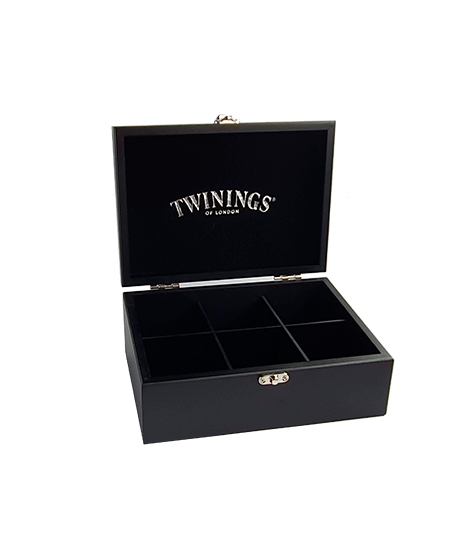 Caja De Té Black Twining X6 Compartimientos