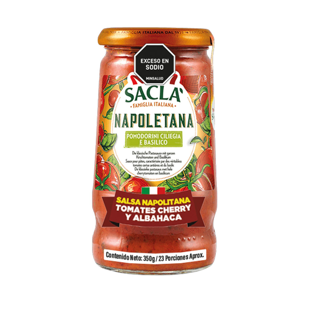 Salsa Napolitana Sacla Frx350g