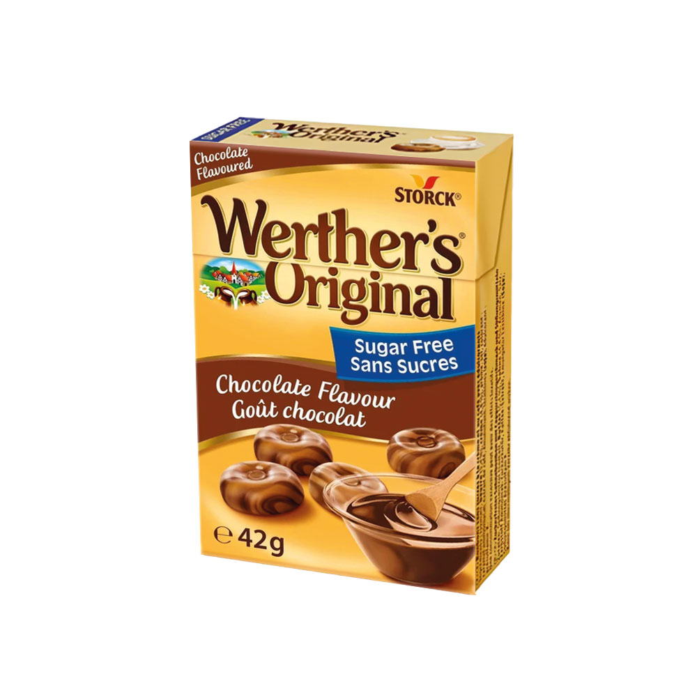Caramelo Con Chocolate Sugar Free Werthers Cjx42g