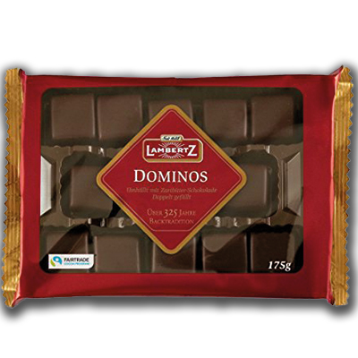 GALLETAS CUBIERTAS CHOCO DOMINOS 175g