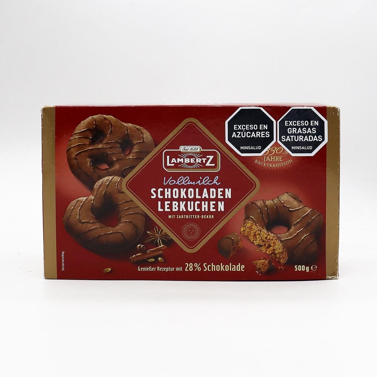 GALLETAS ESPECIAS CUB CHOCOLATE LAMBERTZ cjx500g