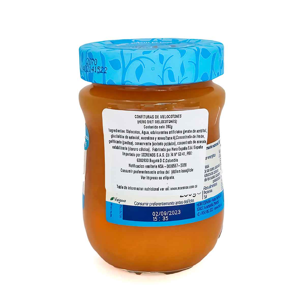 CONFITURA MELOCOTON DIET HERO frx280g