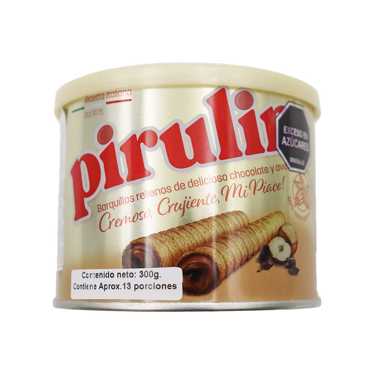 Barquillos de Chocolate Avellan Pirulin Ltx300g