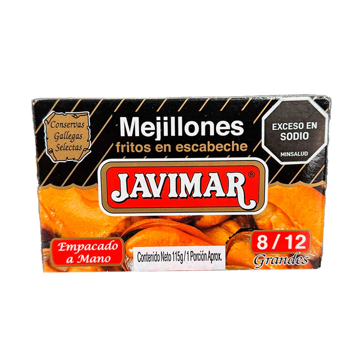 MEJILLONES ESCABE FRITOS JAVIMAR lt115g
