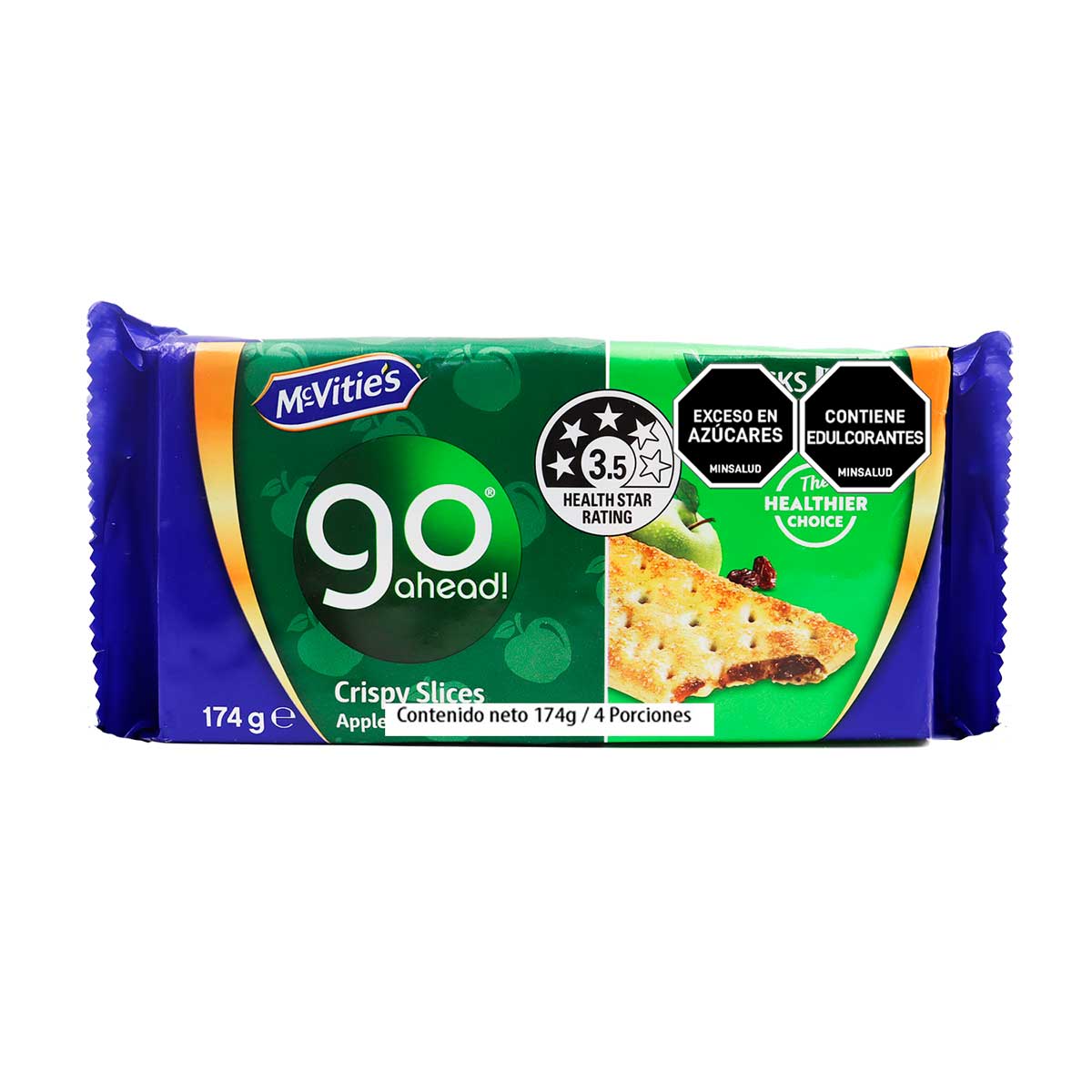 GALLETA MCVITIES GO AHEAD APPLE 174g