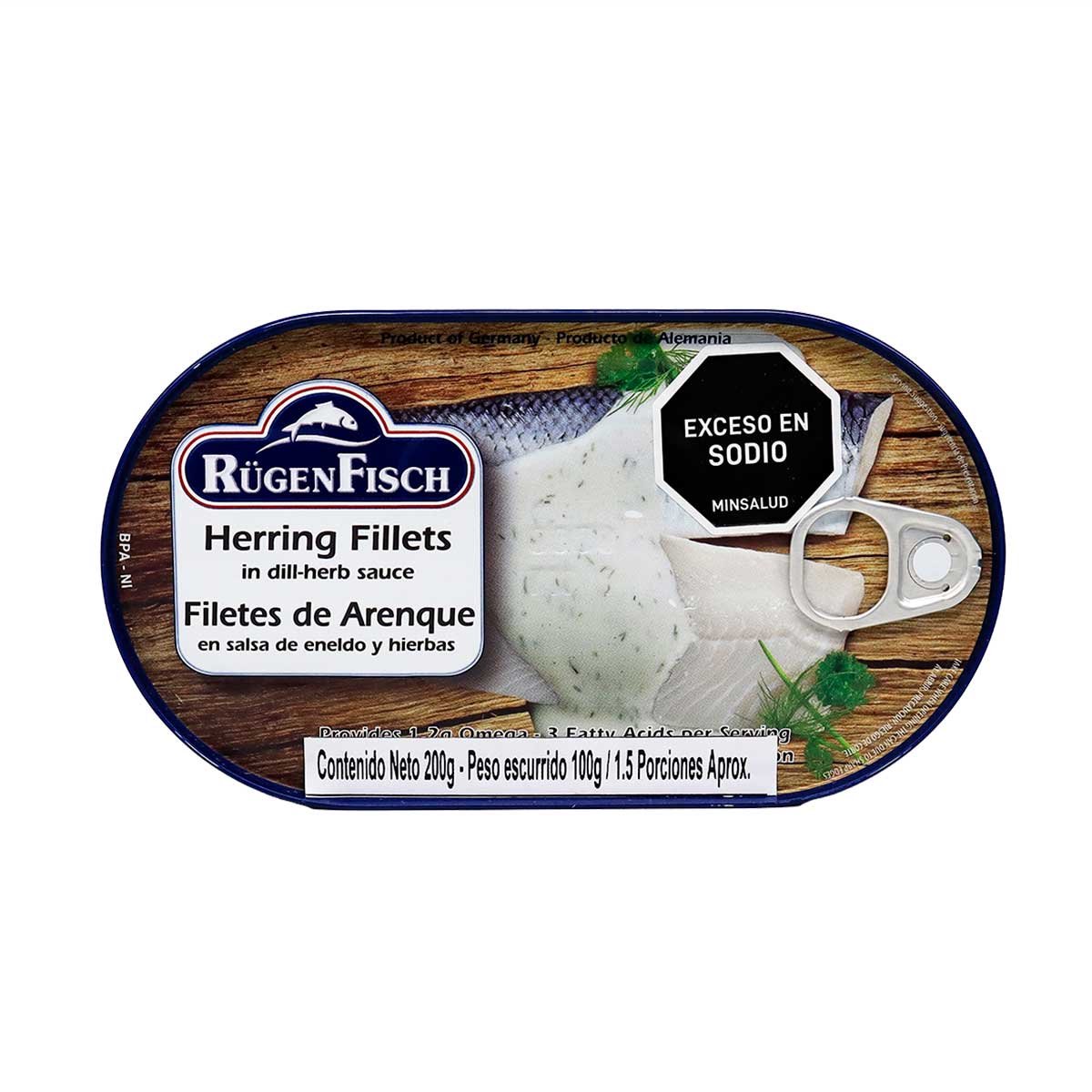 ARENQUE EN ENELDO RUGENFISCH lt 200g