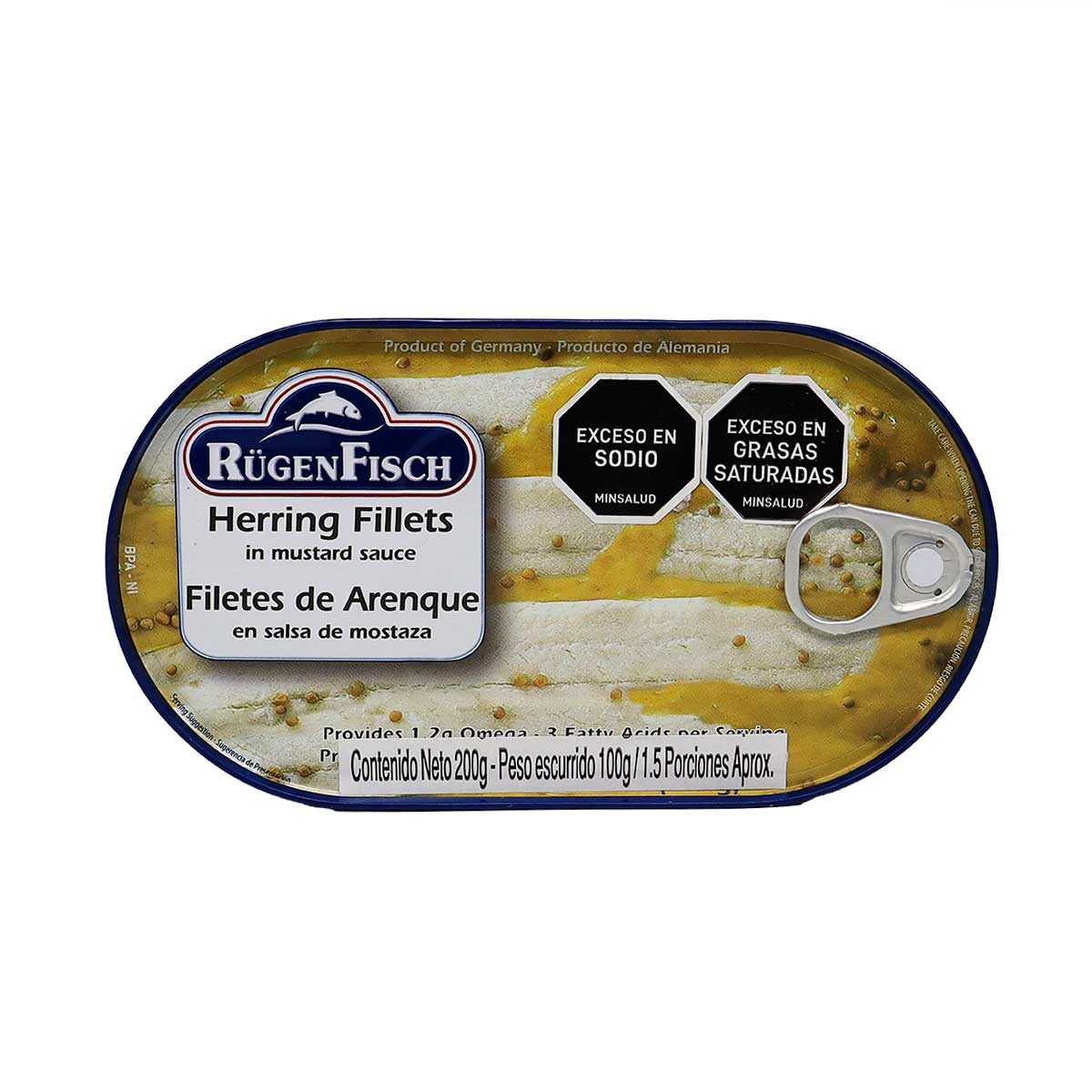ARENQUE EN MOSTAZA RUGENFISCH lt 200g