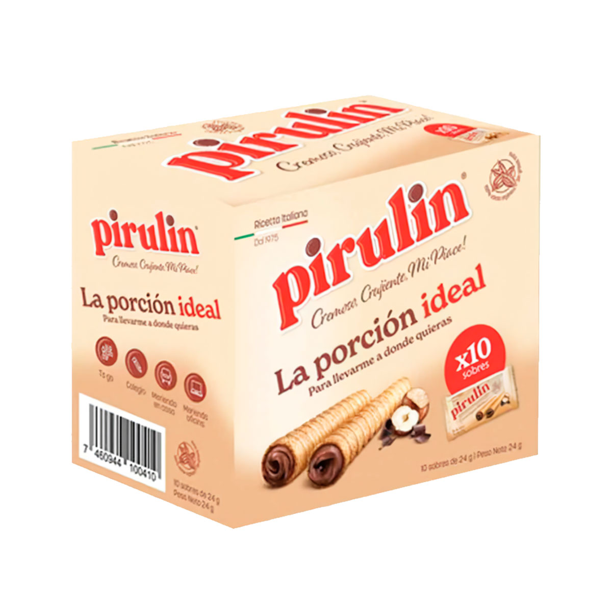 BARQ CHOCO AVELLAN PIRULIN cj10x24g 240g